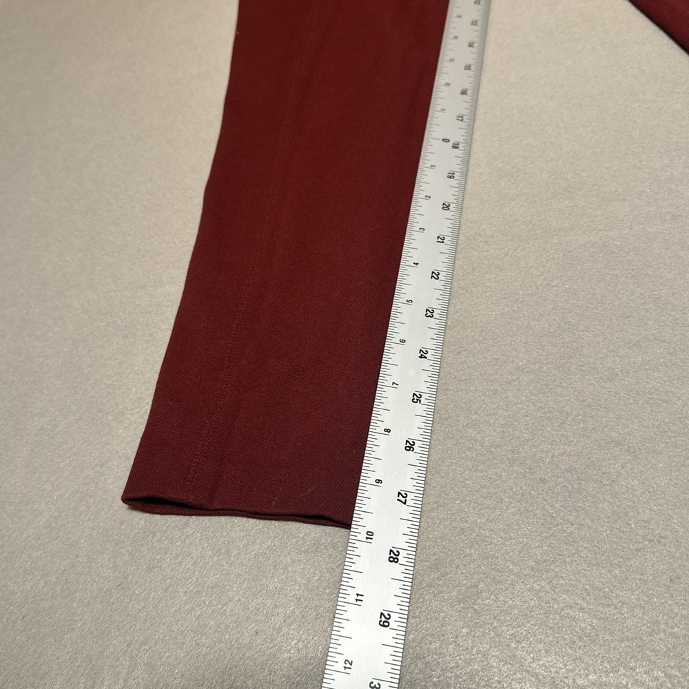 Vince Camuto Equestrian Wine Leggings Women's Size Small - Picture 2 of 6